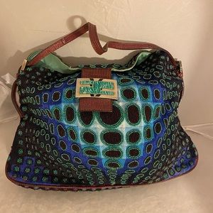 Rare ✨FENDI One of a kind, authentic beaded baguette Handbag medium m